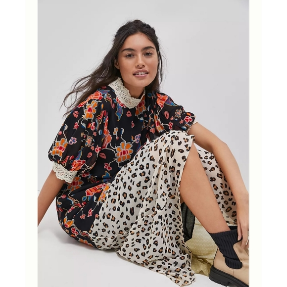 NWT Anthropologie × Soniya Maxi Dress Size L - Picture 3 of 16